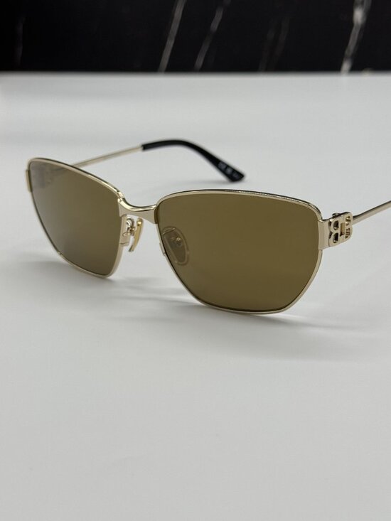 NEW BALENCIAGA BB0337SK 003 GOLD WOMEN SUNGLASSES BALENCIAGA EYEWEAR main image 7